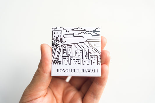 Honolulu, Hawai'i Outlined